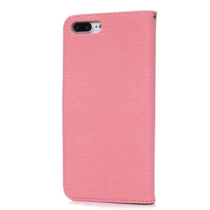 iPhone 7 Plus Case (5.5 inch) - Wallet Flip Stand Case Embossed Cute Bear PU Leather Case Shockproof TPU Inner... N40