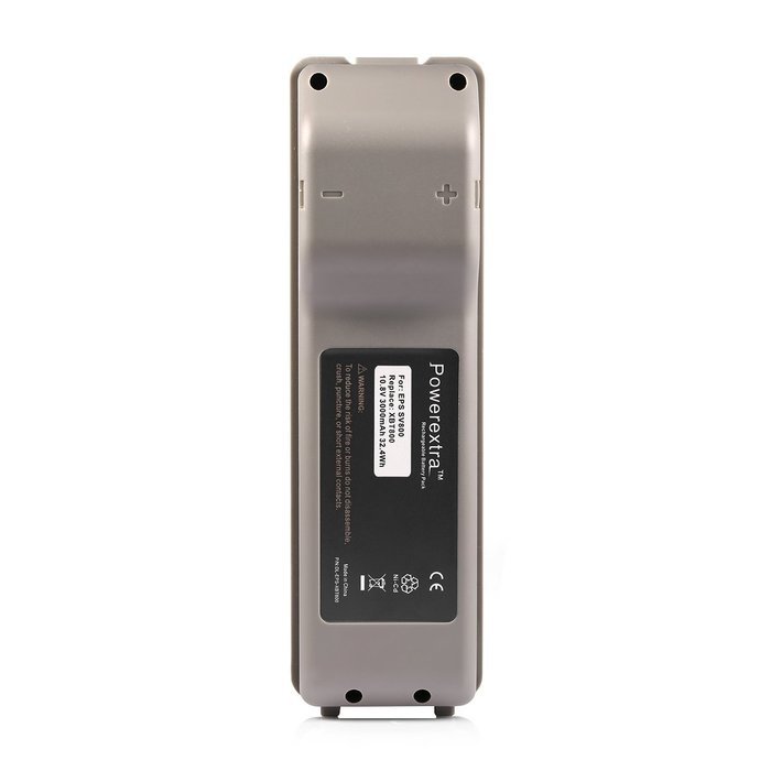 Powerextra Euro Pro Shark Replacement Battery 10.8V 3000mAh for Shark SV800 SV800C VX63 Replacement Part No. XBT800... N3