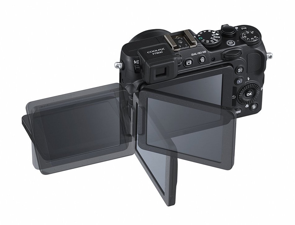 Nikon COOLPIX P7800 digital camera large aperture lens Vari-angle LCD Black P7800BK - International Version (No...