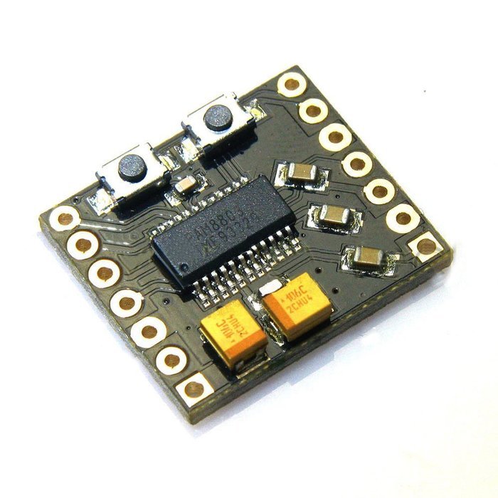 Qianson Mini 2 x 3W 4ohm PAM8803 Class D Audio Power Amplifier Board 3W+3W For AVR PIC