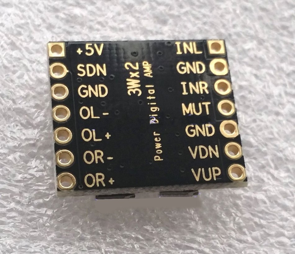 Qianson Mini 2 x 3W 4ohm PAM8803 Class D Audio Power Amplifier Board 3W+3W For AVR PIC N3