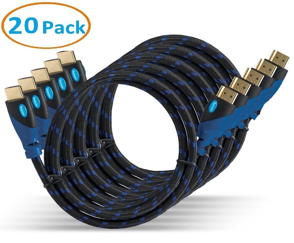 Aurum Ultra Series - High Speed HDMI Cable with Ethernet 2 Pack 3 FT - Supports 3D & Audio Return Channel [Latest... N2