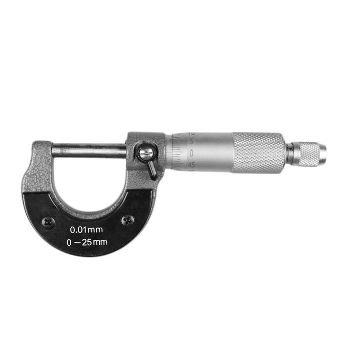 Ingdy(TM) Hot B 0-25mm 0.01mm Gauge Outside Metric Micrometer Tool With Metal For Mechanist Caliper Tool New N5