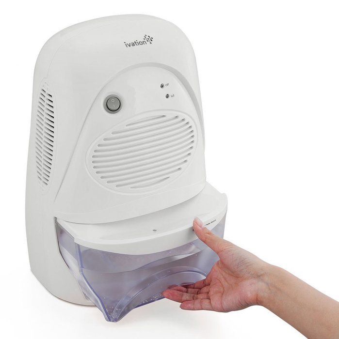 Ivation GDM36 Powerful Mid-Size Thermo-Electric Dehumidifier - Quietly Gathers Up to 20oz. of Water per Day -... N6