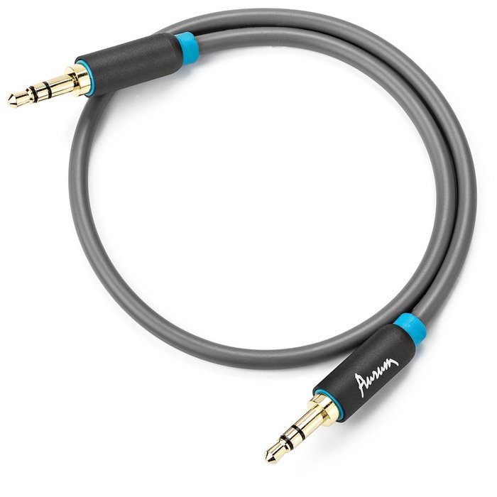 Aurum Cables Male to Male 3.5mm Universal 24K Gold Plated Auxiliary Audio Stereo Cable with 4 6.35mm Male to 3.5mm... N13