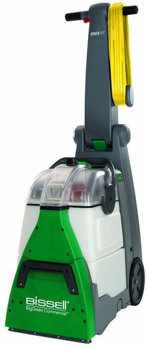 Commercial Deep Cleaner, Carpet, 25" Cord, Gray/Green N3