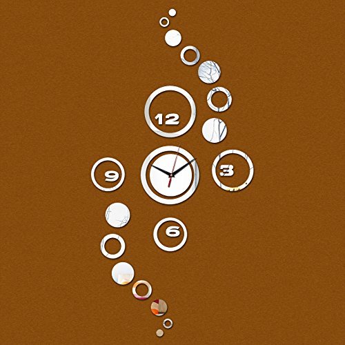 EverTrust(TM) new wall clock reloj de pared diy clocks fashion decorative home decor 3d stickers quartz Watch... N2