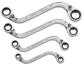4Pc S-Shape Revrsbl Rtchtng Wr Sae by KD Tools