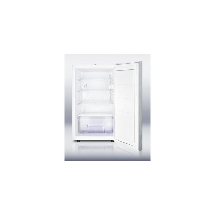 Summit 4.1 cu. ft. Counter Height 20 Inch Refrigerator w/ SS Door & Horizontal Handle FF511LSSHH