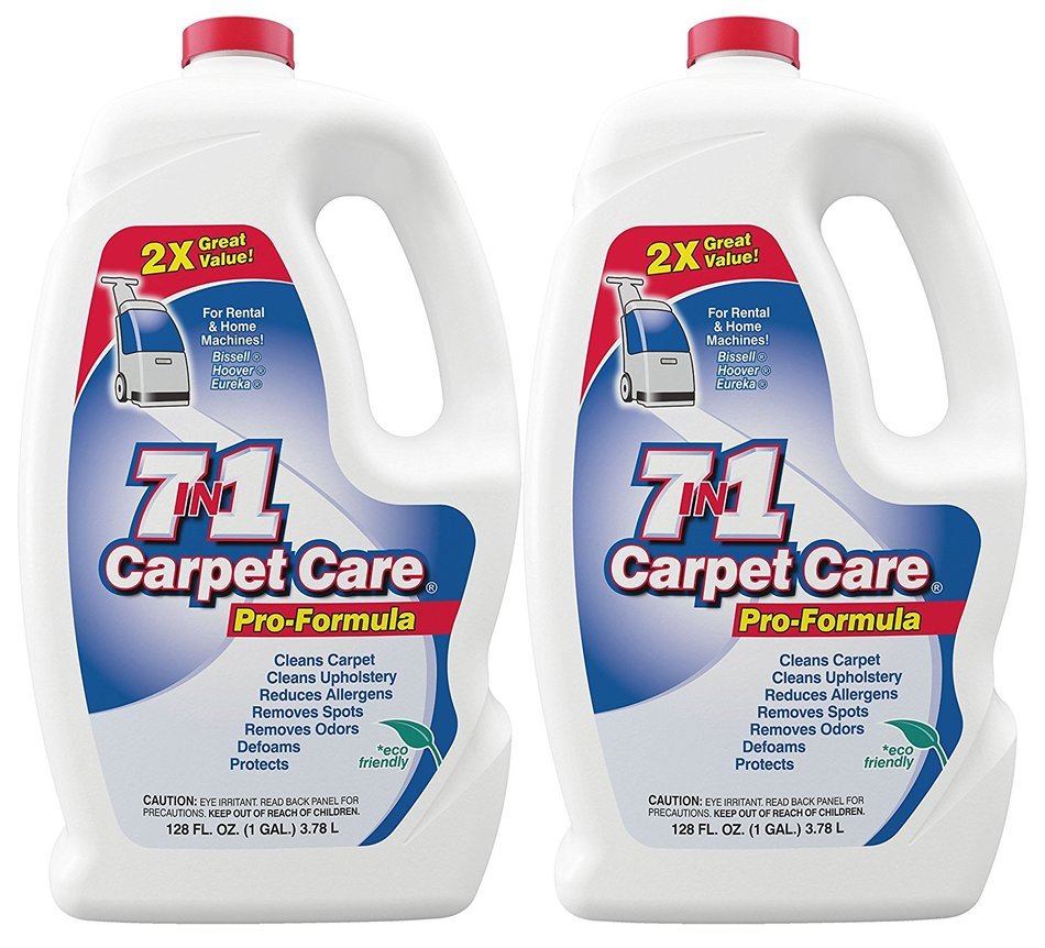 7in1 Carpet Care Pro Formula Solution-Case of two 1 gallon bottles
