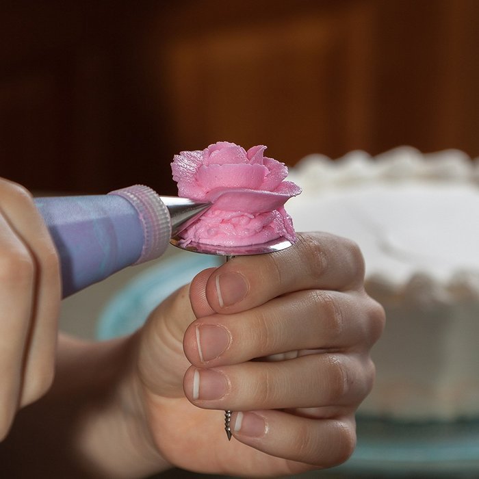 17-Piece Cake Decorating & Icing Tips. Kit Includes 16 Stainless Steel Tips, Coupler & Handy Storage Case. Piping... N2