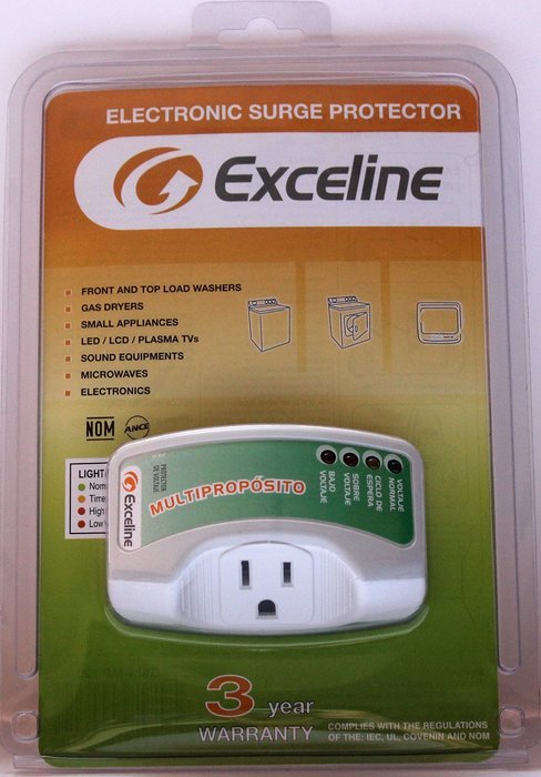 Electronic Surge Protector for Front and Top Load Washers, Gas Dryers, LED, LCD and Plasma Tv's N2