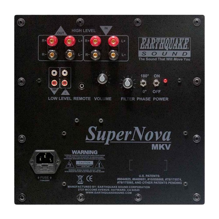 Earthquake Sound Supernova MKV-12VC 12-inch Powered Subwoofer (Cherry, Single)
