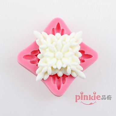 Y&XL&H A Square Flower Fondant Cake Chocolate Silicone Molds,Decoration Tools Bakeware N2
