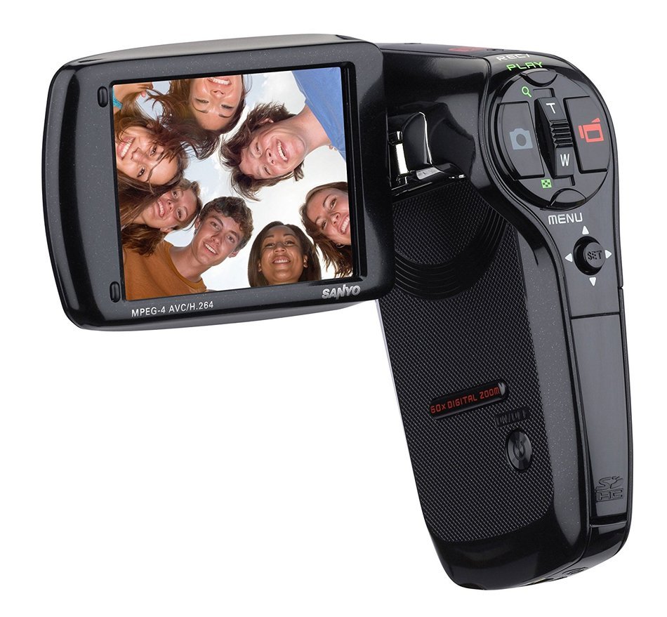 Sanyo Xacti VPC-CG9 9MP Flash Memory Camcorder with 5x Optical Zoom (Black) (Discontinued by Manufacturer) N6