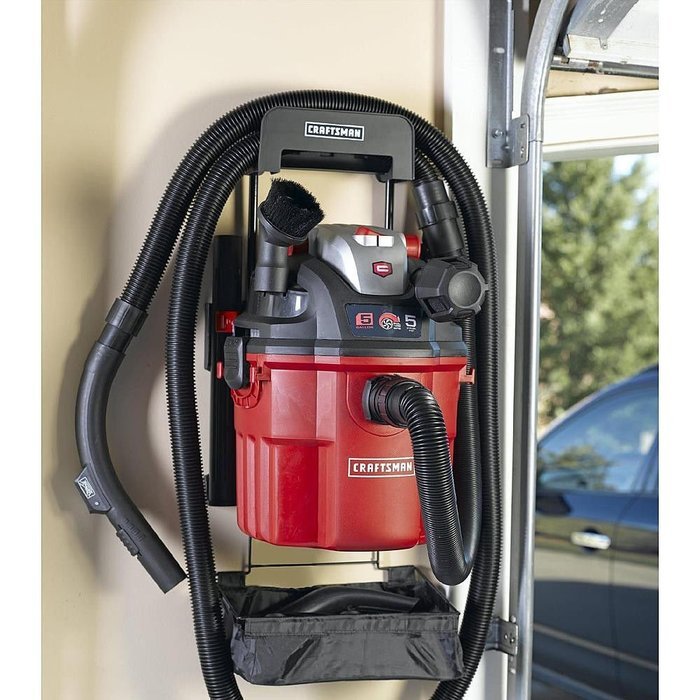 Craftsman Craftsman Remote Control Wall Mount 5 Peak HP 5 Gal. Wet/Dry Vacuum Shop Vac N3