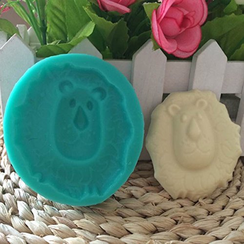 "3D Cute Lion Head Silicone Mold Cake Decorating Silicone Mould" shopping N8
