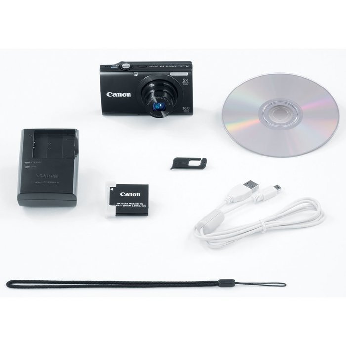 Canon PowerShot A3400 IS 16.0 MP Digital Camera with 5x Optical Image Stabilized Zoom 28mm Wide-Angle Lens with... N2