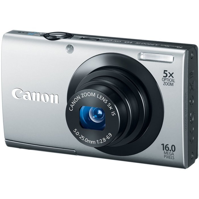 Canon PowerShot A3400 IS 16.0 MP Digital Camera with 5x Optical Image Stabilized Zoom 28mm Wide-Angle Lens with... N3