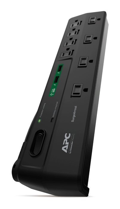APC P8VT3 SurgeArrest 8-Outlet with Telephone and Coaxial Protection N6