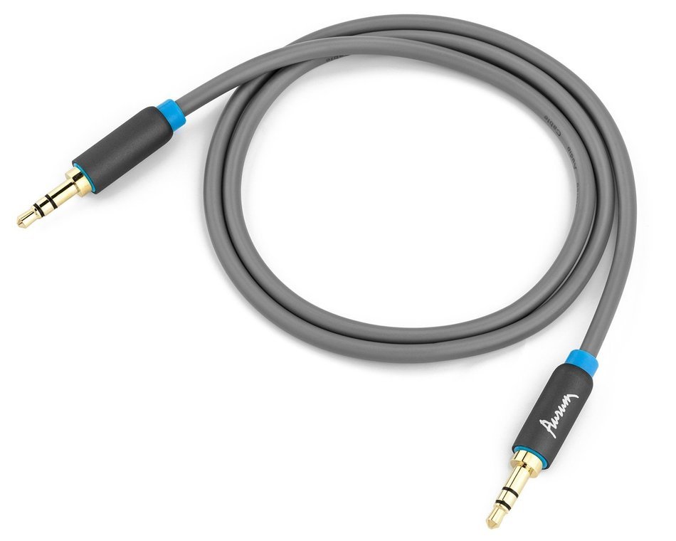 Aurum Cables Male to Male 3.5mm Universal 24K Gold Plated Auxiliary Audio Stereo Cable with 4 6.35mm Male to 3.5mm... N17