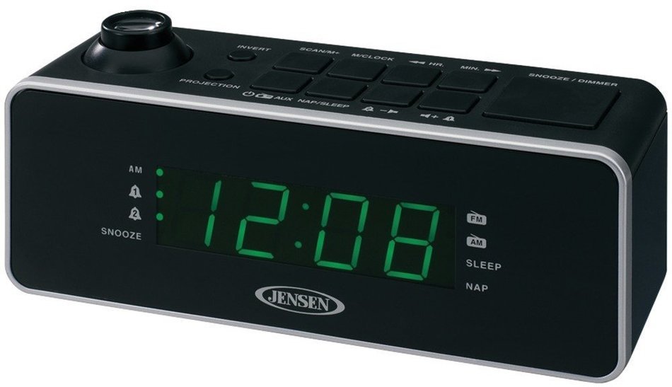 Dual Alarm Projection Clock Radio *** Product Description: Dual Alarm Projection Clock Radiojensen(R)'S Dual Alarm...