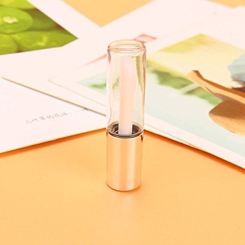Obula(TM) New 45pcs/Lot 1.2 ml pretty Empty clear lip gloss tube lip balm bottle container Beauty Tool Mini Sample...