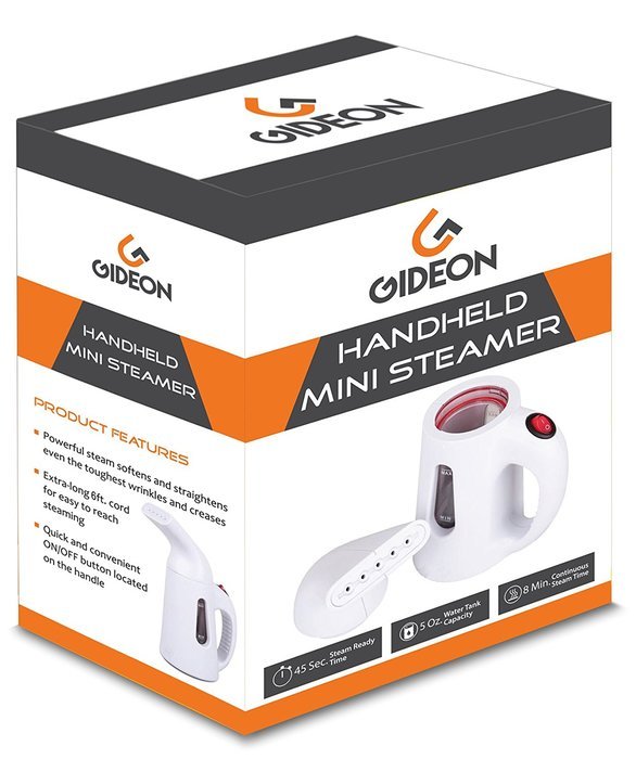 Gideon Handheld Portable Fabric Steamer Powerful Steamer with Fast Heat-up N4