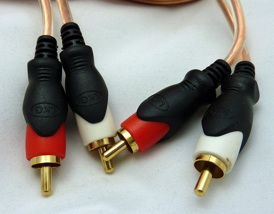 Philmore Premium 25-ft Crystal Clear Shielded Audio Cable with Dual Gold Plated RCA Plugs on Each End N2