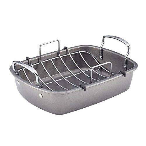 Sturdy Nonstick Bakeware Roaster with U-Rack