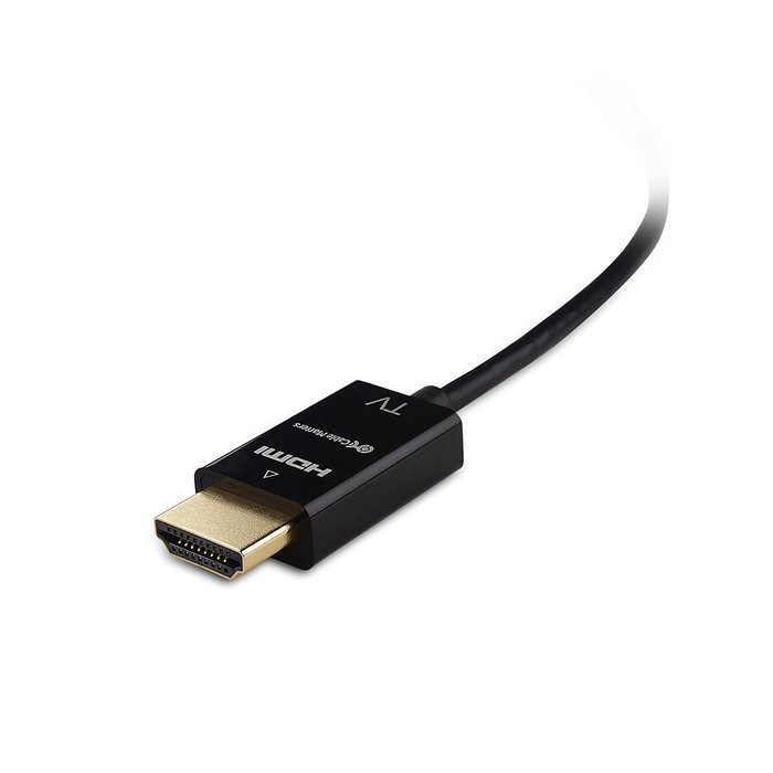 Cable Matters (2-Pack) Ultra-Slim HDMI Cables 3D & 4K Rated with Ethernet &ndash; 6 Feet N15