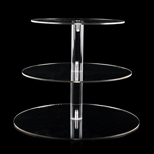 4 Tier Acrylic Round Cupcake Stand N7