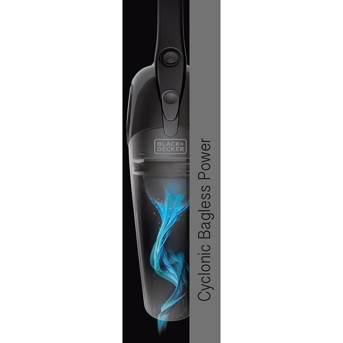 Black & Decker StickVac 2 in 1 Handheld and Upright Vacuum Cleaner (Blue, White) N3