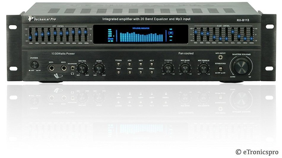 1500w Home House Digital Stereo Music Audio Integrated Amp Amplifier Receiver