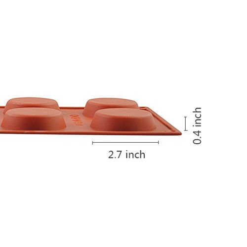 Silicone Cake Mould,DiDaDi 6-Cavity DIY Cake Baking Mould Silicone Mold for Making Delicate Chocolate Desserts... N6
