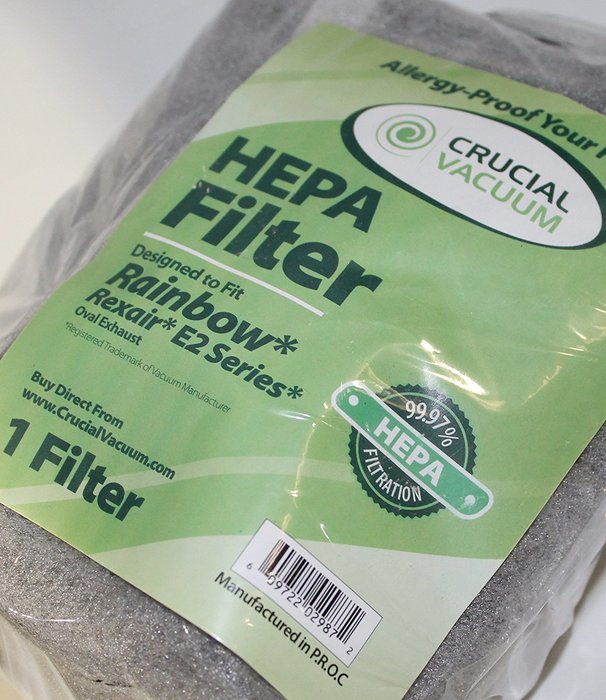 Rainbow Rexair E2 Series Washable & Reusable Exhaust HEPA Filter; Compare to Part# R12179 and R12647B; Designed... N3