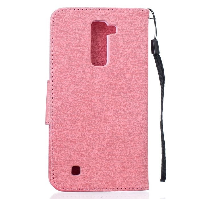 LG K10 Case, LG K10 Wallet Case,PHEZEN Cute Bear Don't Touch My Phone Design PU Leather Wallet Case Stand Flip... N143