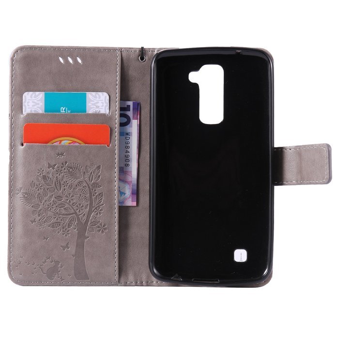 LG K10 Case, LG K10 Wallet Case,PHEZEN Cute Bear Don't Touch My Phone Design PU Leather Wallet Case Stand Flip... N147