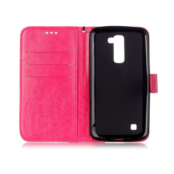 LG K10 Case, LG K10 Wallet Case,PHEZEN Cute Bear Don't Touch My Phone Design PU Leather Wallet Case Stand Flip... N150