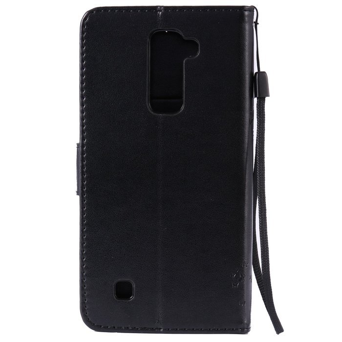 LG K10 Case, LG K10 Wallet Case,PHEZEN Cute Bear Don't Touch My Phone Design PU Leather Wallet Case Stand Flip... N151