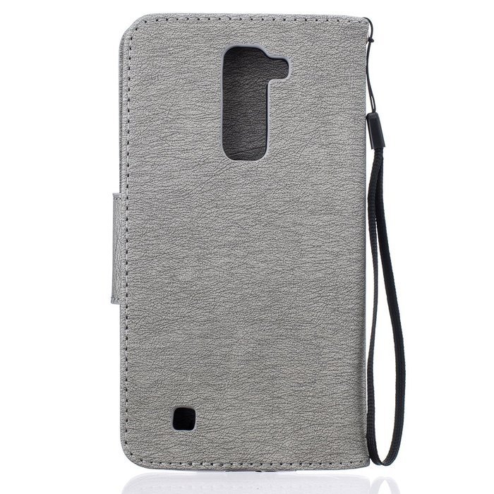 LG K10 Case, LG K10 Wallet Case,PHEZEN Cute Bear Don't Touch My Phone Design PU Leather Wallet Case Stand Flip... N155