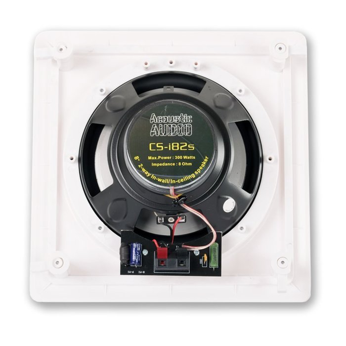 Acoustic Audio CS-I82S In Wall / Ceiling 8" Home Theater 3 Speaker Set 900 Watts CS-I82S-3S