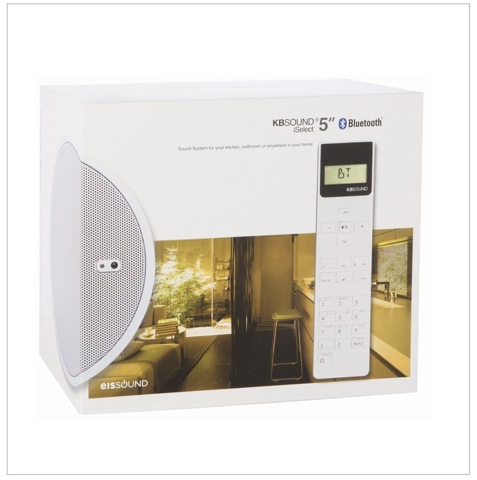 KBSOUND iSELECT 5" Bluetooth&reg; (white loudspeakers)