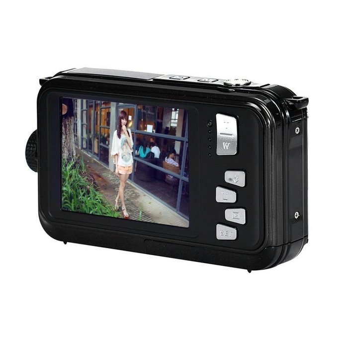 ODGear Double Screen Waterproof Camera 24MP 16x Digital Zoom Dive Camera N10