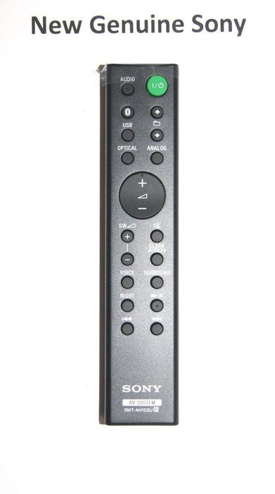 New Genuine Sony Remote Control Original Part RMT-AH103U For HT-CT80 SA-CT8