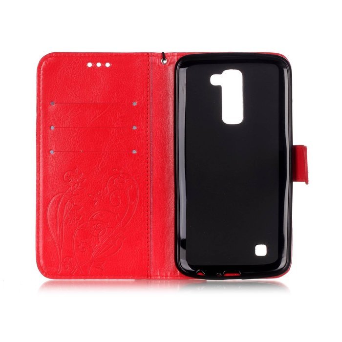 LG K10 Case, LG K10 Wallet Case,PHEZEN Cute Bear Don't Touch My Phone Design PU Leather Wallet Case Stand Flip... N163