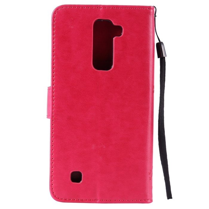 LG K10 Case, LG K10 Wallet Case,PHEZEN Cute Bear Don't Touch My Phone Design PU Leather Wallet Case Stand Flip... N169