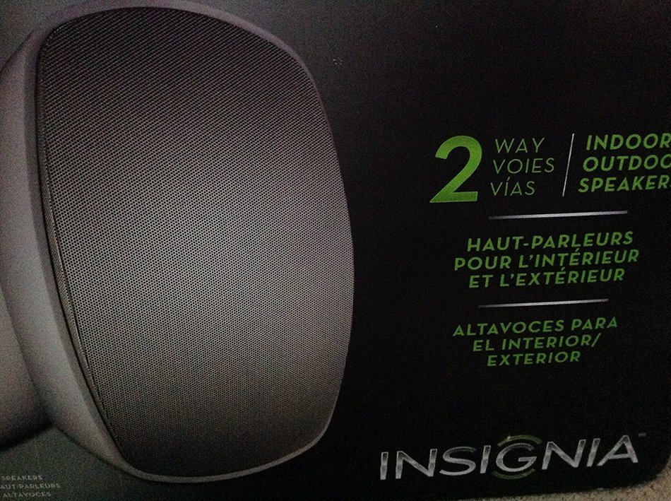 Insignia 2-Way Indoor/Outdoor Speakers (Pair) NS-OS312 by Insignia