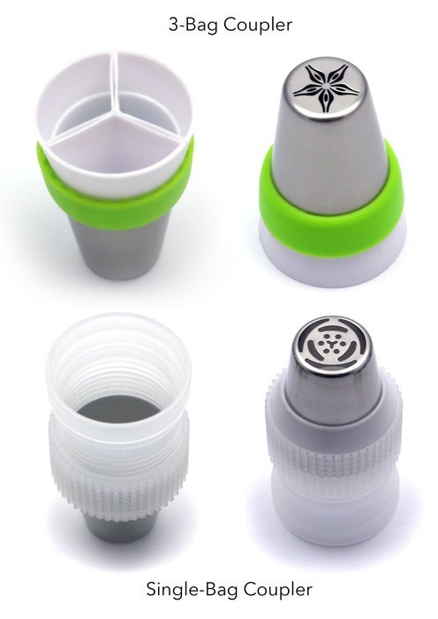 LiveEco Russian Piping Tips Professional 42-Piece Set | For Cake and Cupcake Icing Decorating | Includes Piping...