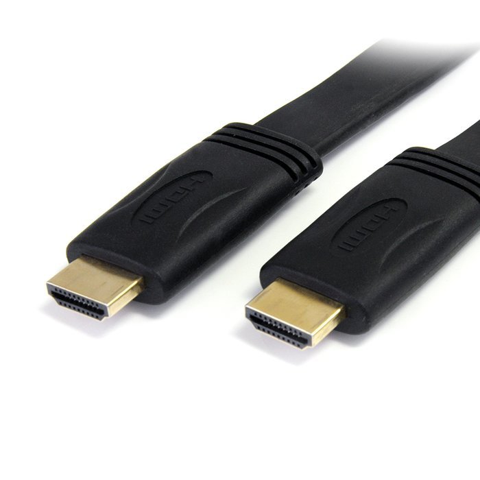 StarTech.com 25 ft Flat High Speed HDMI Cable with Ethernet - Ultra HD 4k x 2k HDMI Cable - HDMI to HDMI M/M -... N7